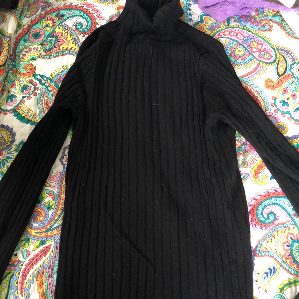 Black turtle neck